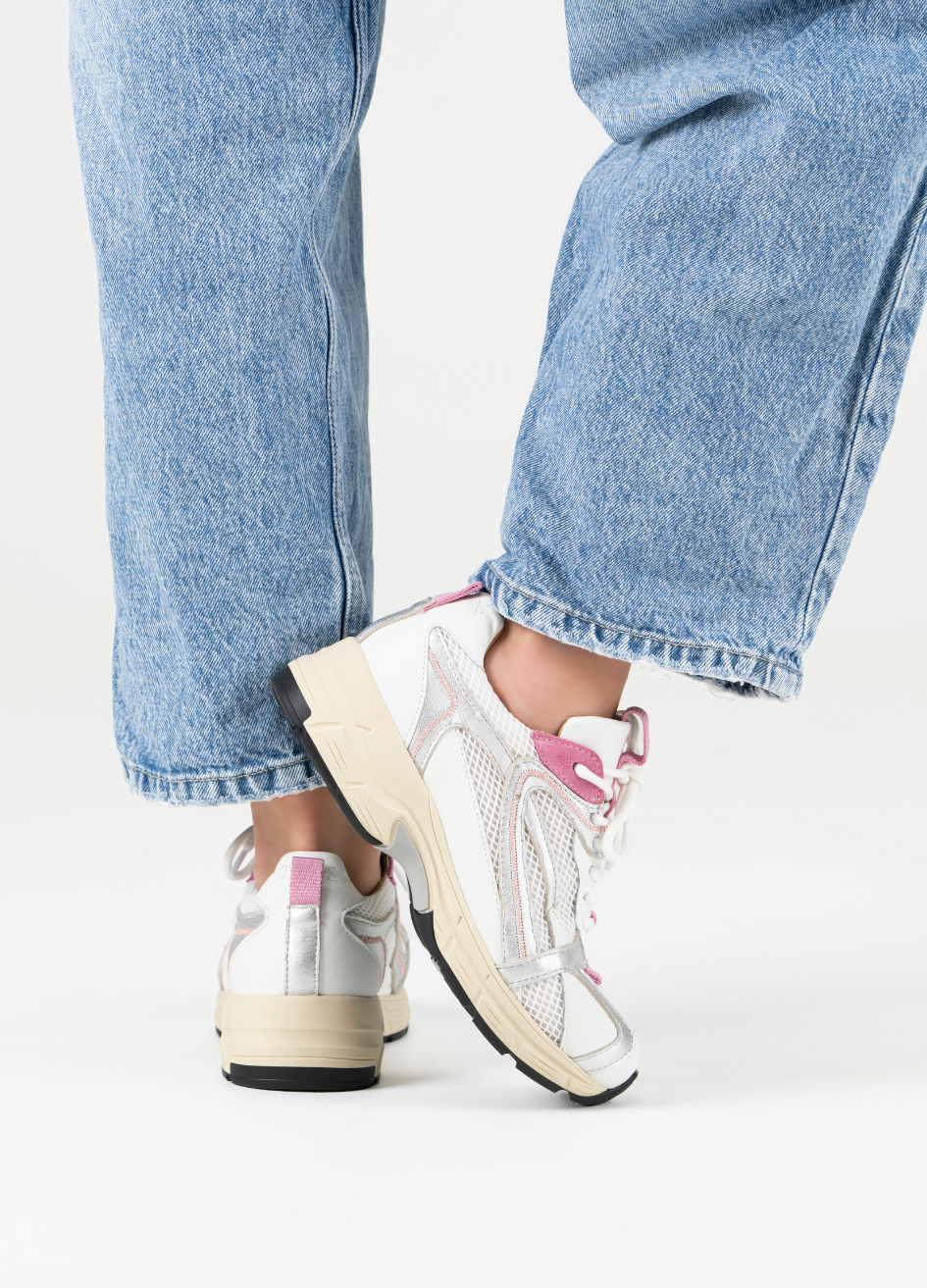 NEYA mesh - Sneakers | Silver / Pink