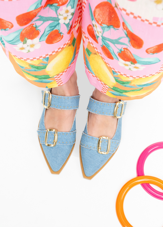 PORT ISABEL denim - Slingbacks | Jeans