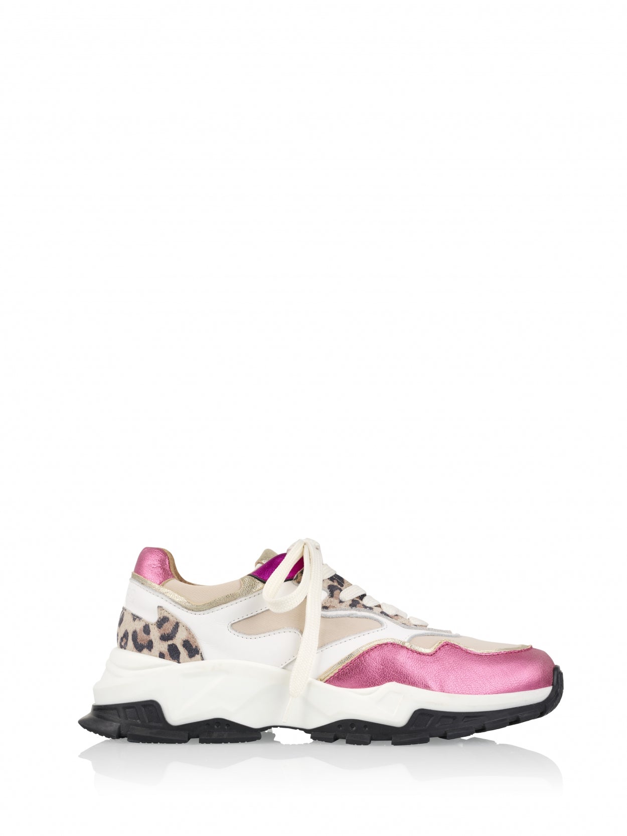CHESTER leopard - Sneakers | White / Pink