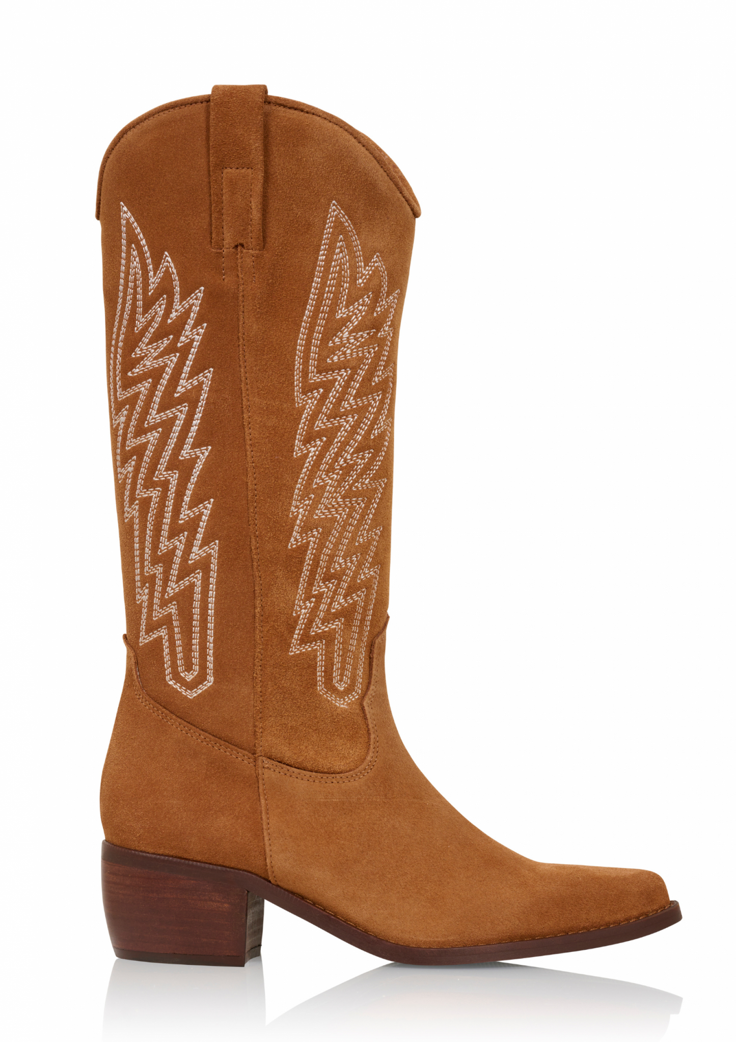 COLOMBIA suede - Westernboots | Cognac