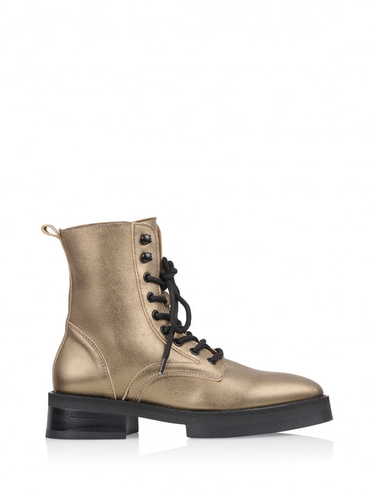 DUBLIN metallic - Bikerboots | Smoke
