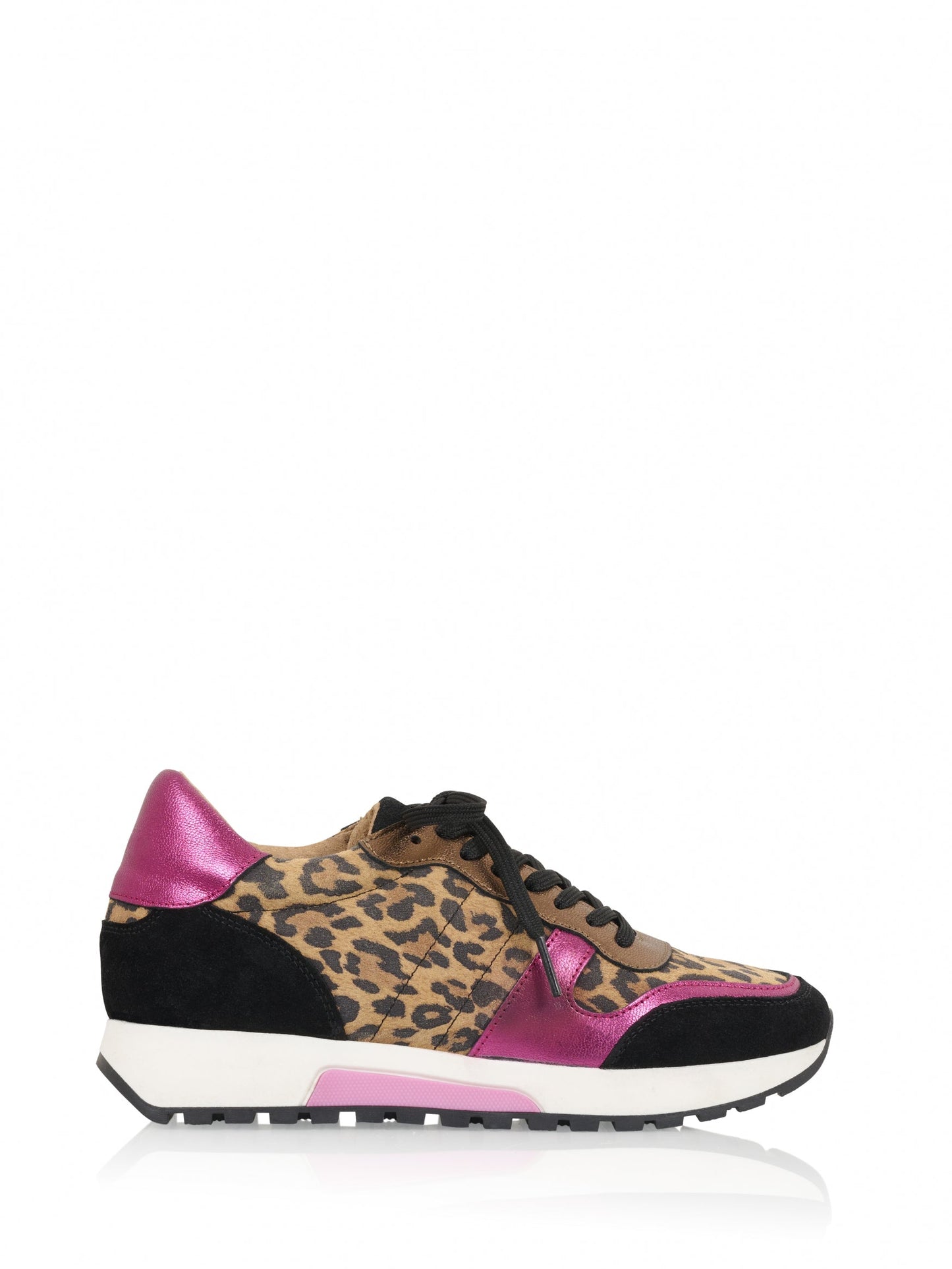 DUMFRIES leopard - Sneakers | Fuchsia / Black