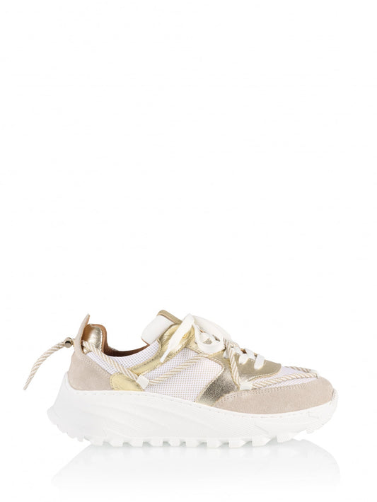FOXTON mesh - Sneakers | Sand / Champagne