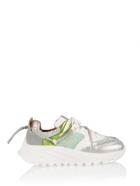 FOXTON tweed - Sneakers | Apple / Silver