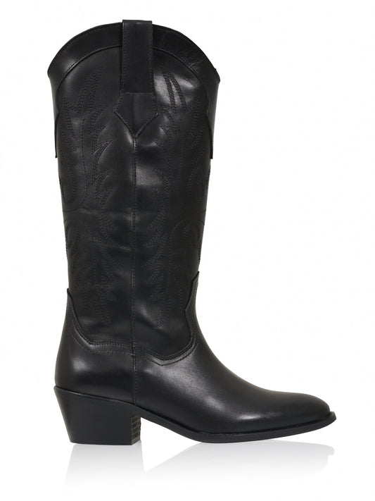 HONEY leer - Westernlaarzen | Black