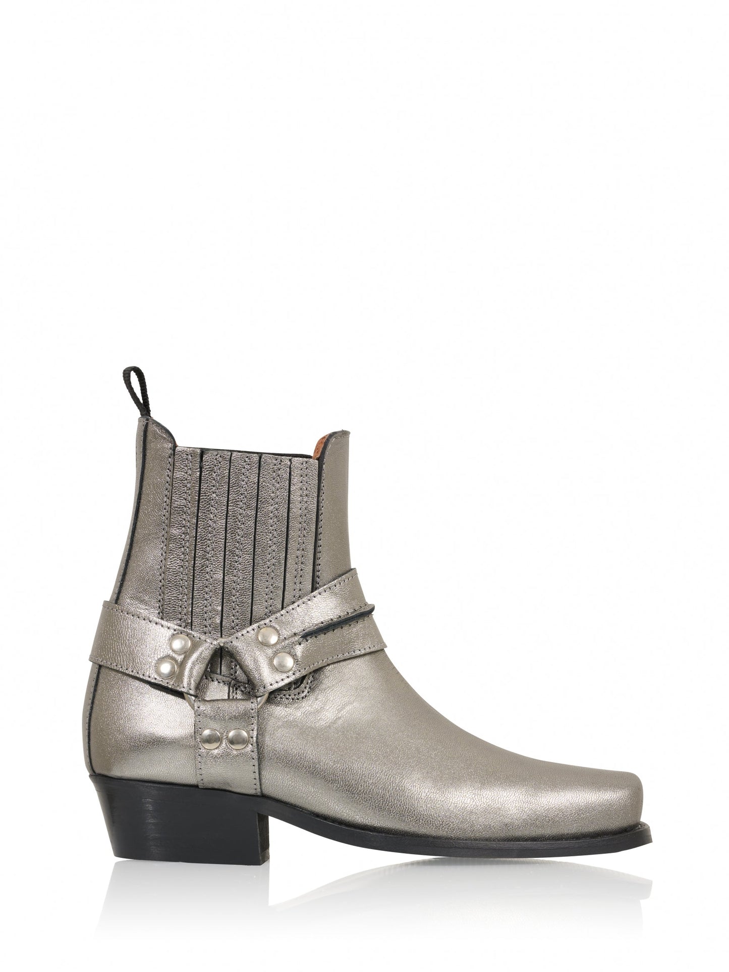 HOOK metallic - Enkellaarsjes | Steel