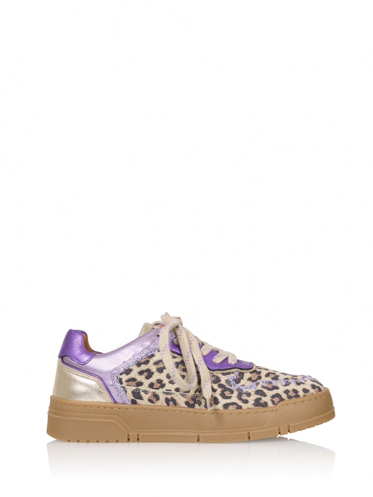 HUNTLY leopard - Sneakers | Sand / Lila