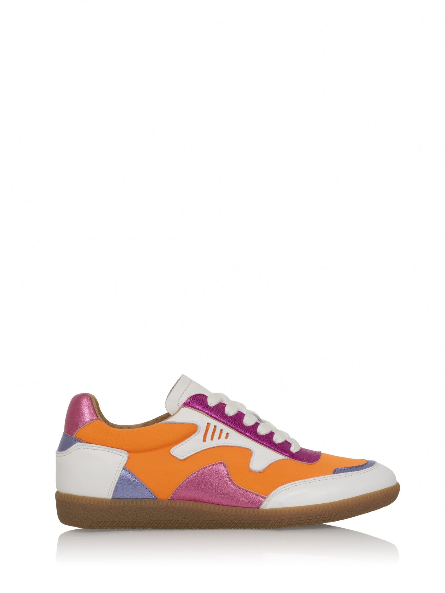 ISELLE mesh - Sneakers | White / Orange