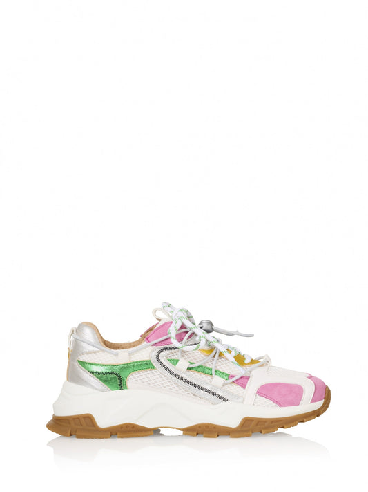ISOLA mesh - Sneakers | Green / Pink