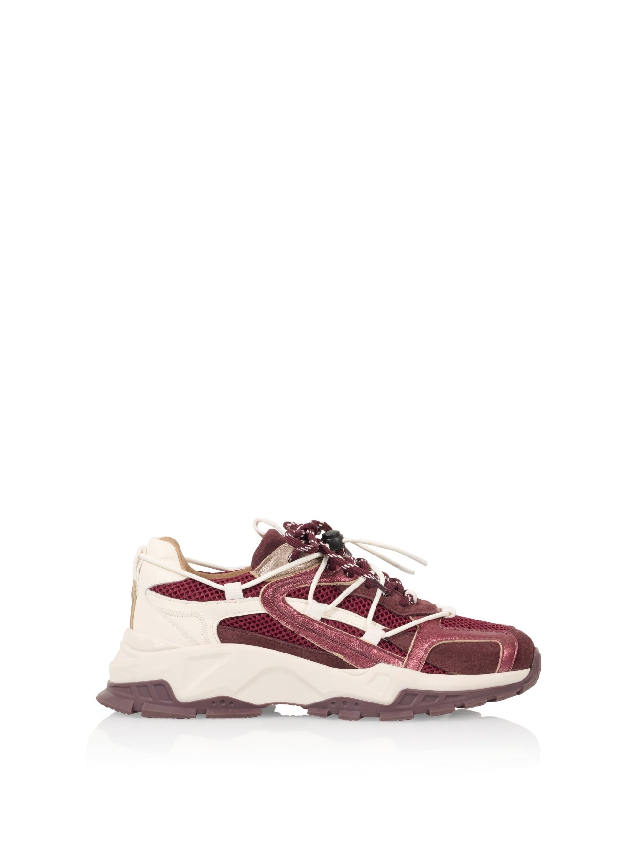 ISOLA mesh - Sneakers | Bordeaux / Off White