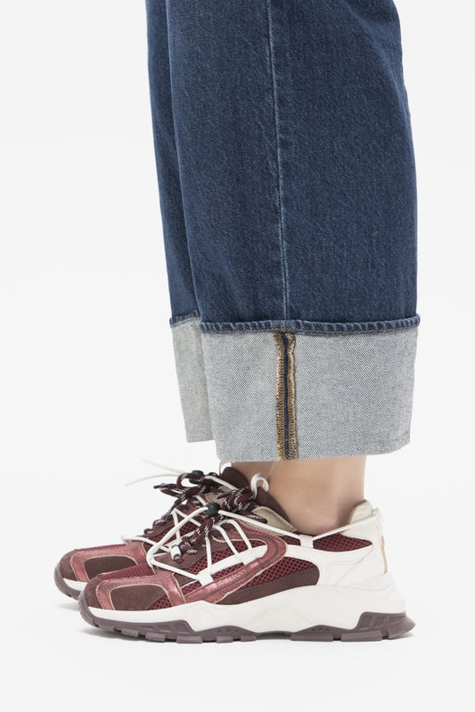ISOLA mesh - Sneakers | Bordeaux / Off White