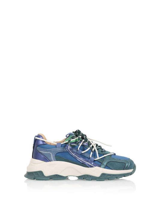 ISOLA metallic - Sneakers | Dark blue / Green