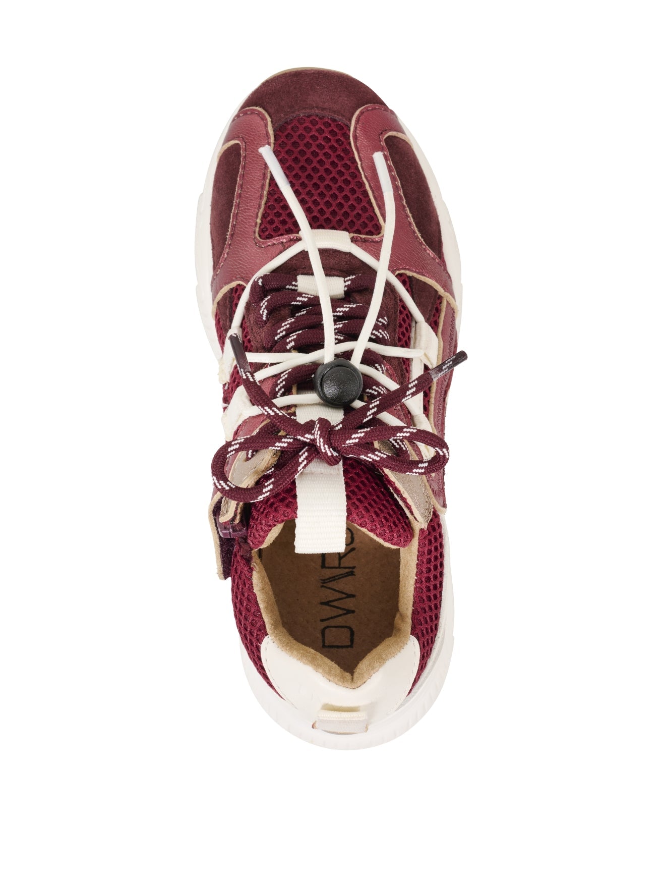 ISOLA KIDS Mesh-Sneaker | Bordeaux/Off-White