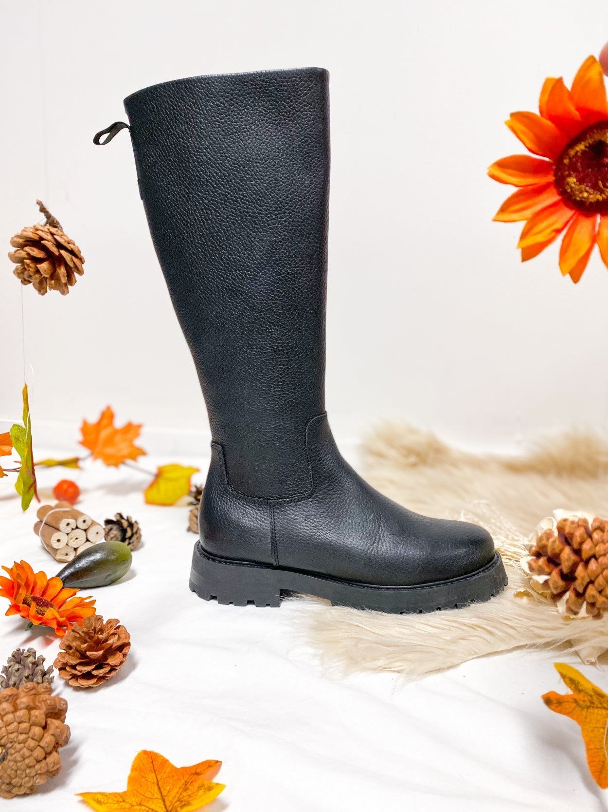 JACKSON Lederstiefel | Schwarz