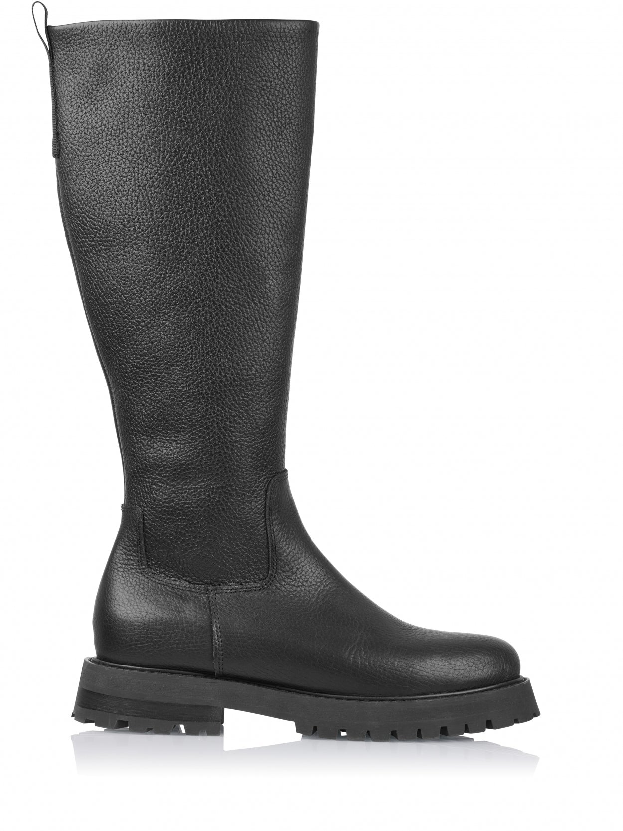 JACKSON Lederstiefel | Schwarz