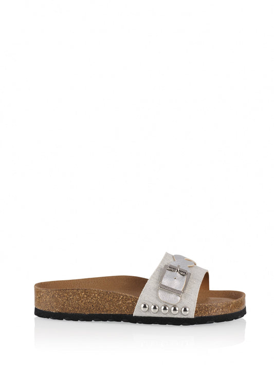 JAVA denim - Slippers | Grey / Silver