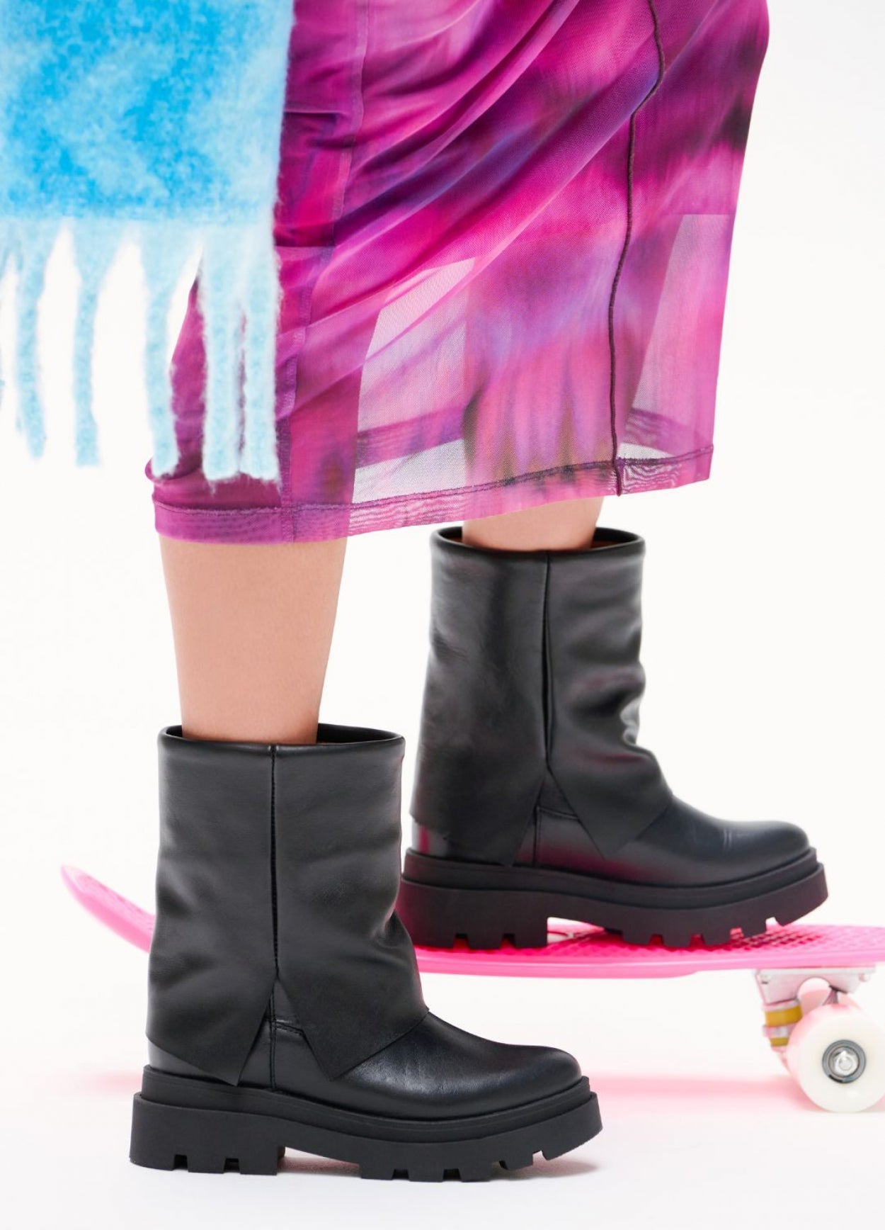 JONES leer - Bikerboots | Black