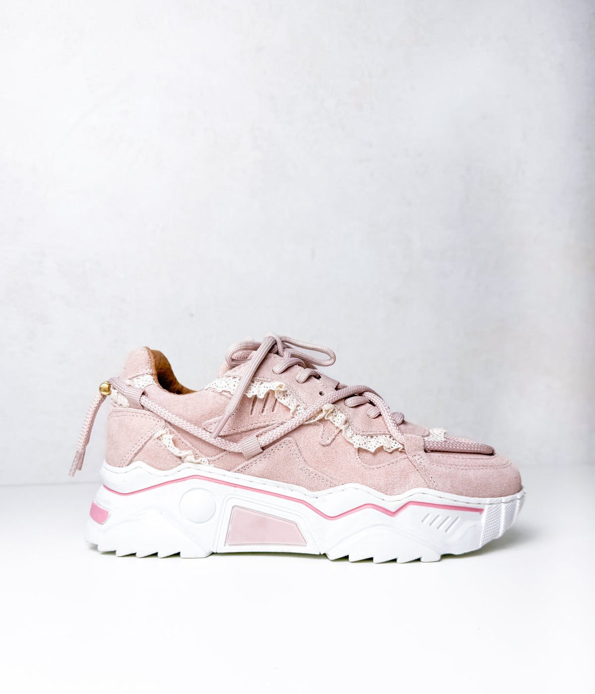 JUPITER crochet - Sneakers | Lt. Pink