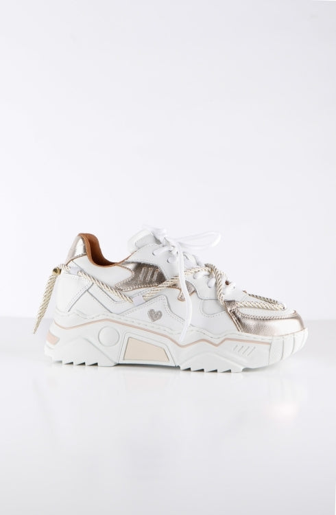 JUPITER heart - Sneakers | White / Champagne