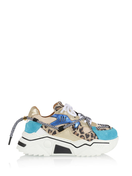 JUPITER KIDS leopard - Sneakers | Sand / Aqua