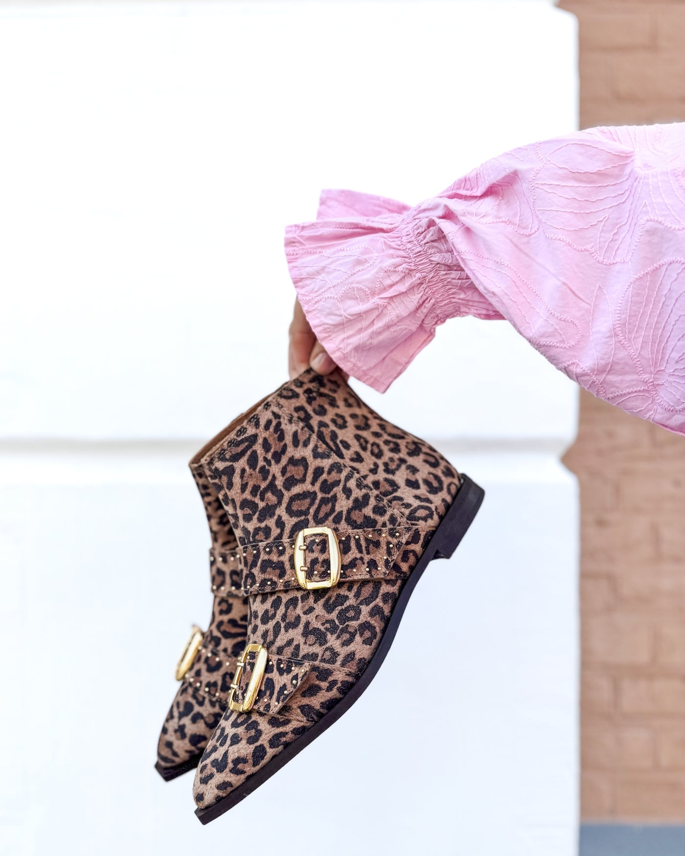 KARBY Leopardenmuster - Stiefeletten | Cognac