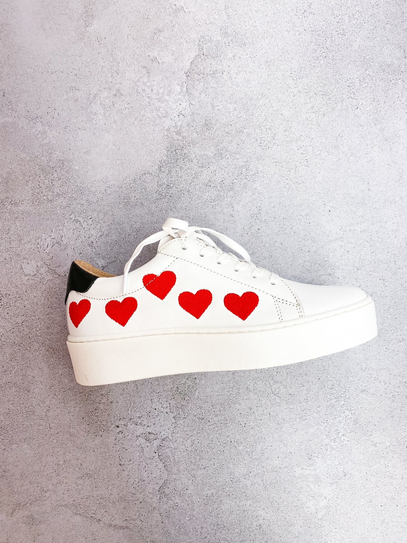 KENIA hearts - Sneakers | White / Red