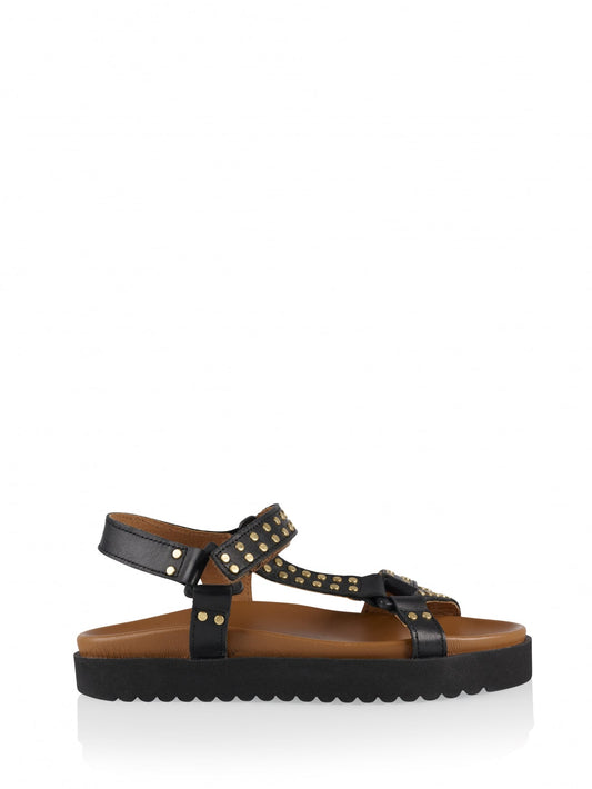 KODIAK leer - Sandalen | Black