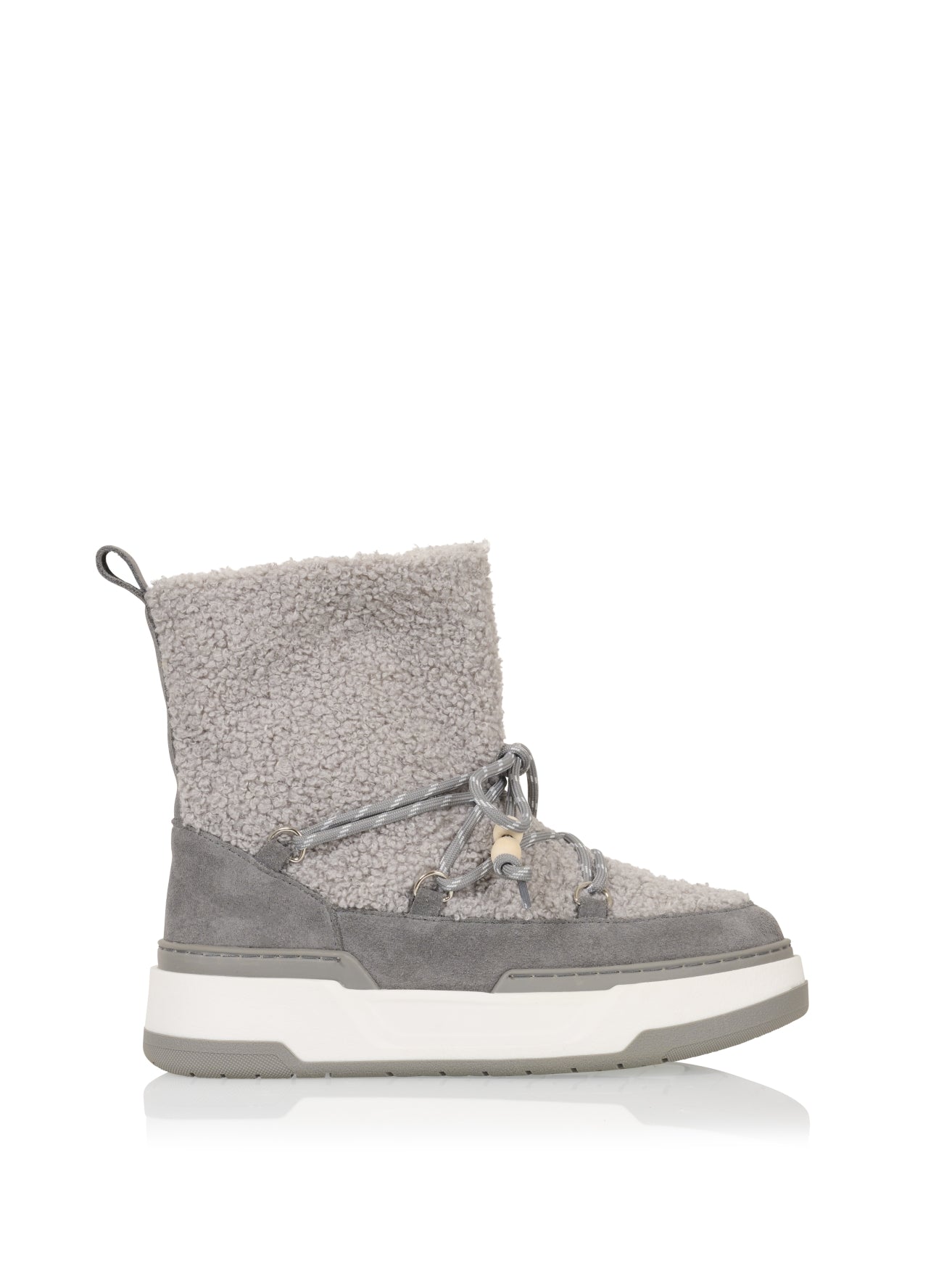 KOMI teddy - Enkellaarsjes | Grey