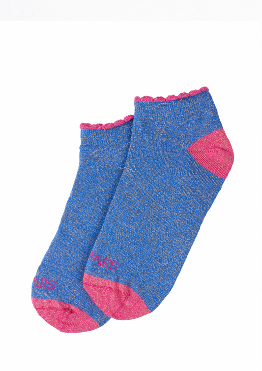 LIZZY SOCKS - Sokken | Kobalt / Pink