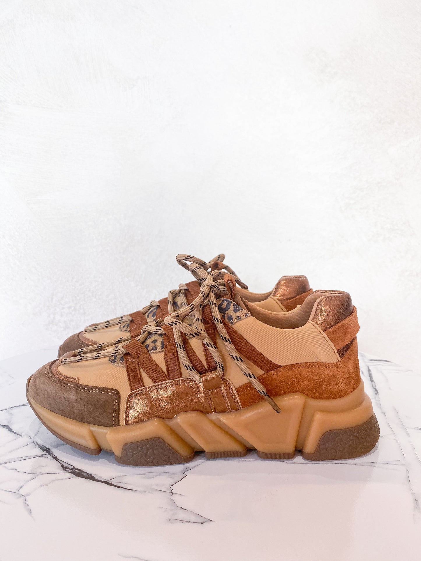 LOS ANGELES leopard - Sneakers | Brown / Bronze