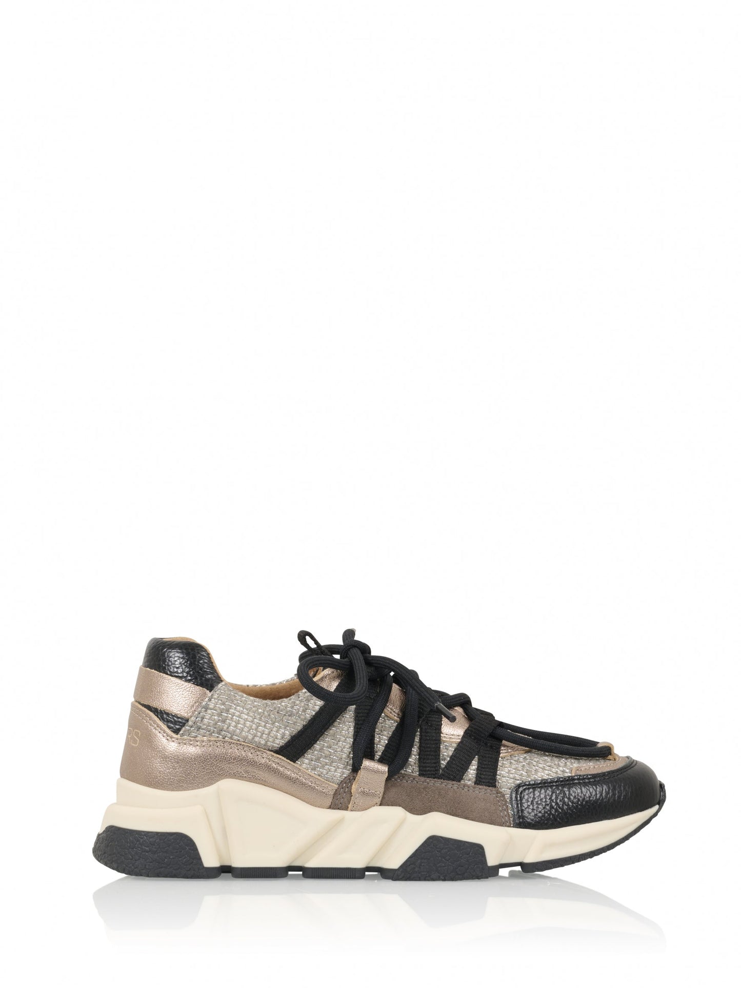 LOS ANGELES leer - Sneakers | Stone / Elefante