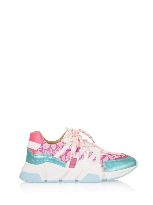 LOS ANGELES metallic - Sneakers | Aqua / Pink