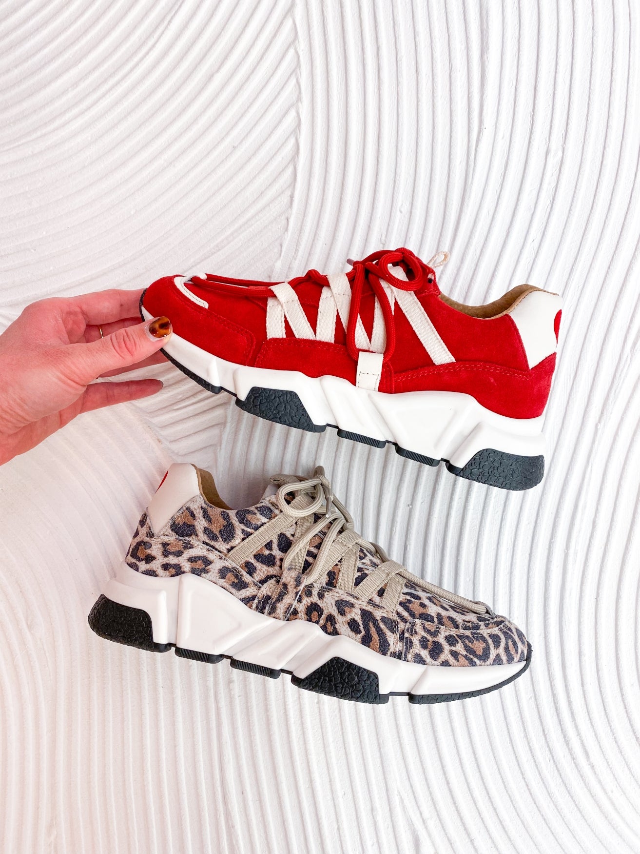 LOS ANGELES leopard - Sneakers | Sand / Off white