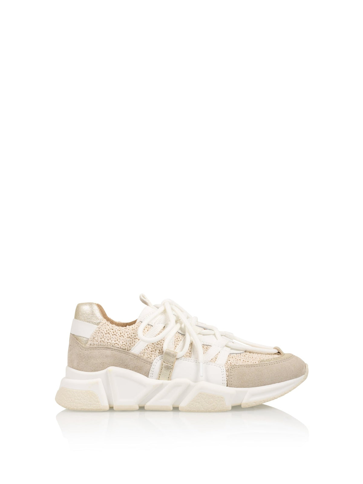 LOS ANGELES raffia - Sneakers | Sand / Champagne