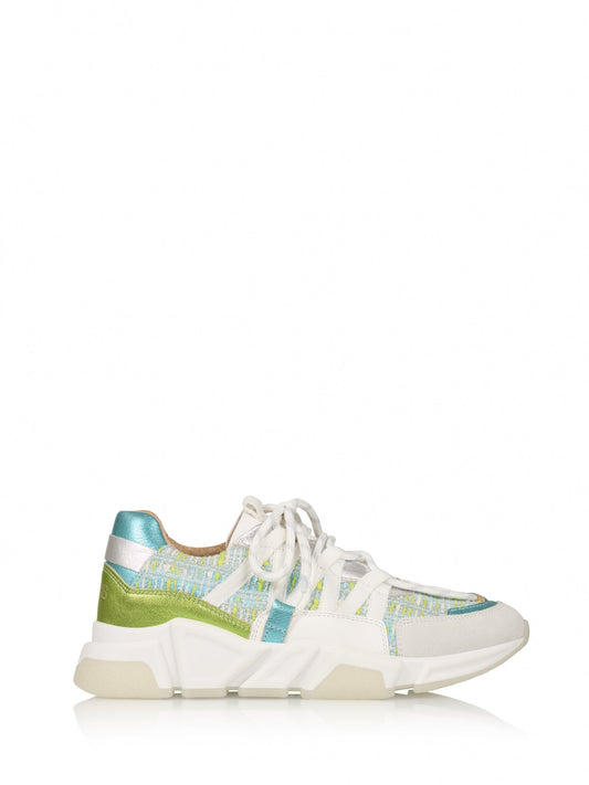 LOS ANGELES tweed - Sneakers | Apple / Silver