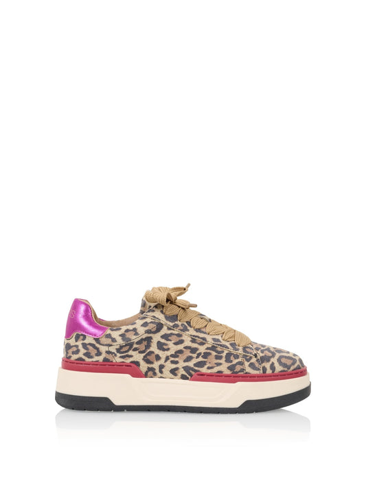 LOT leopard - Sneakers | Cognac / Fuchsia