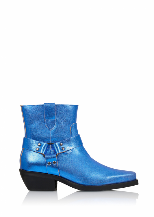 LOUIS metallic - Westernboots | Kobalt