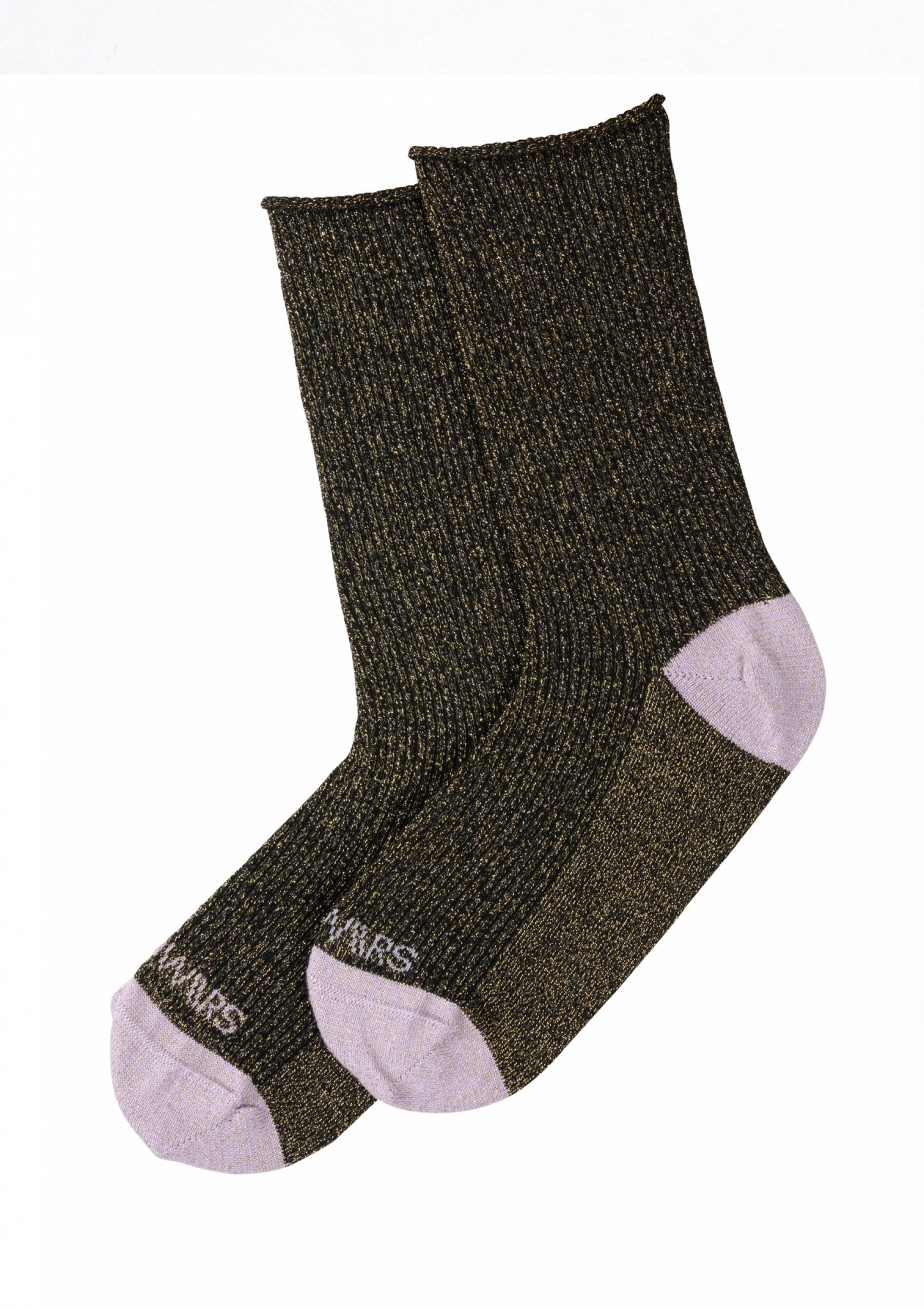 LOU SOCKS - Sokken | Black / Lila