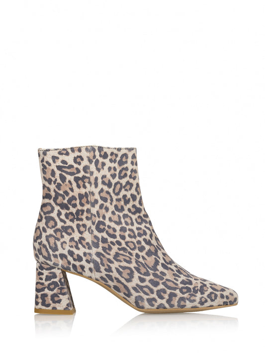LUGANO leopard - Enkellaarsjes | Sand