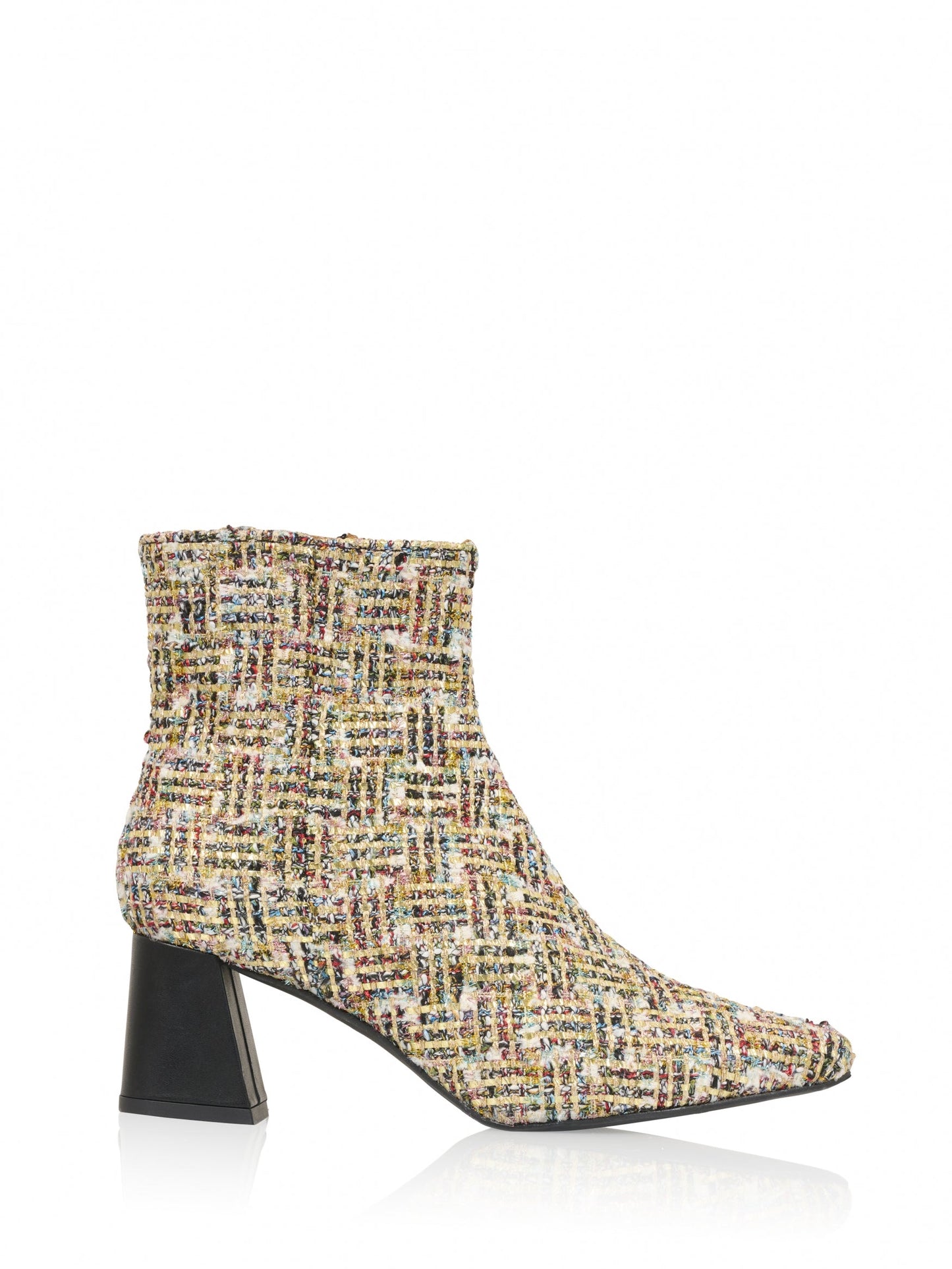 LUGANO tweed - Enkellaarsjes | Gold