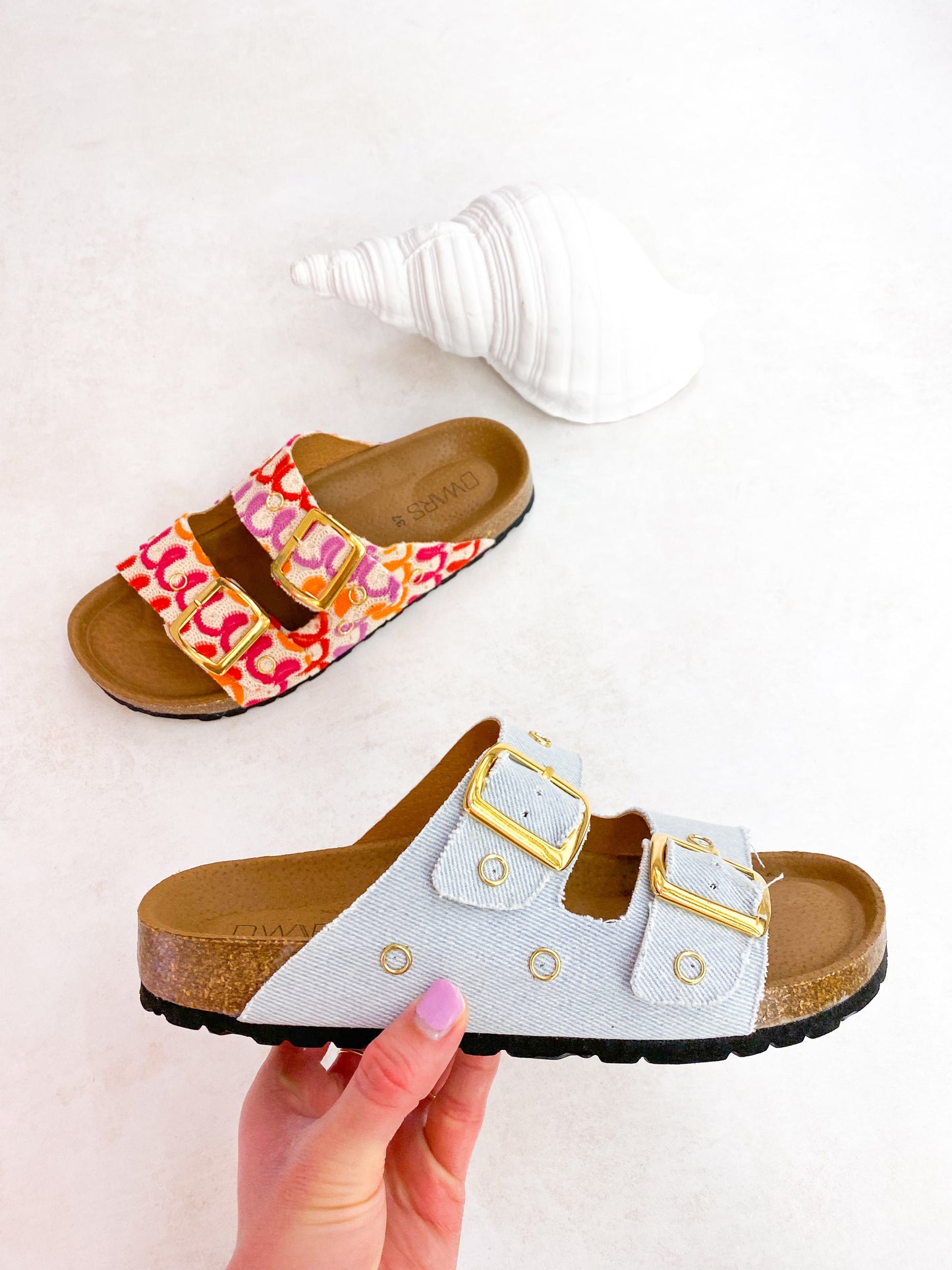 MADRID denim - Slippers | Lt. Jeans