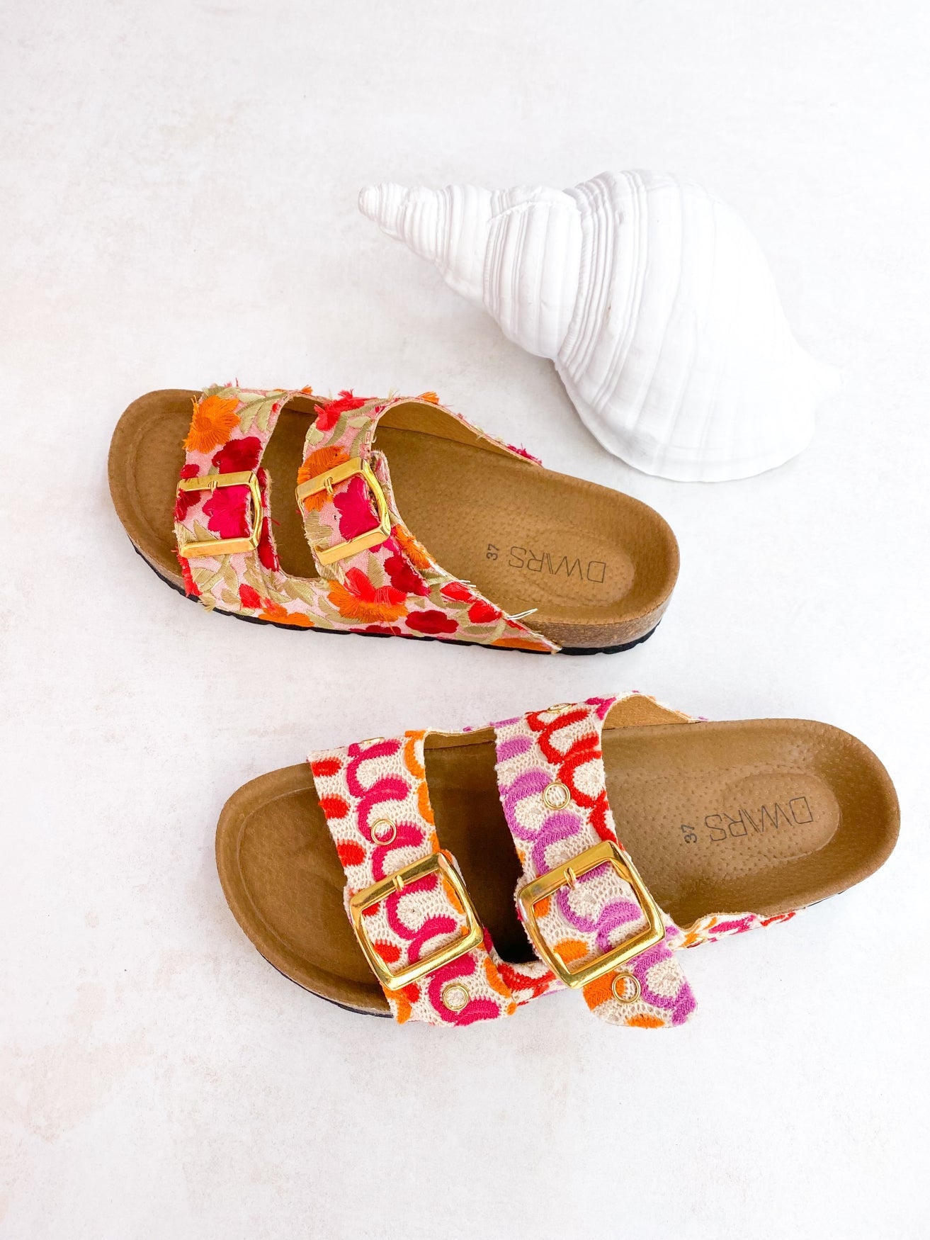 MADRID - slippers | Pink / Orange