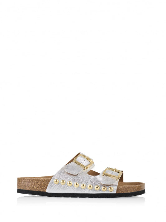 MALIBU metallic - Slippers | Silver