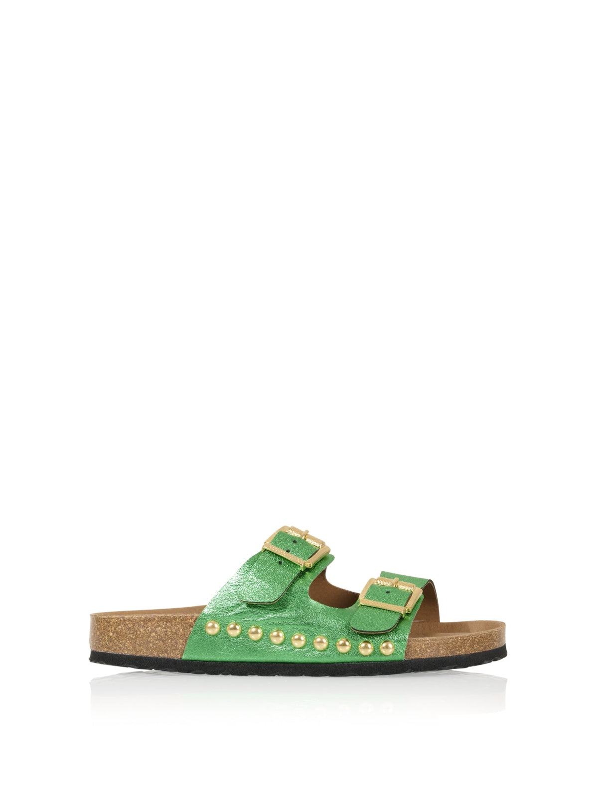 MALIBU metallic - Slippers | Green