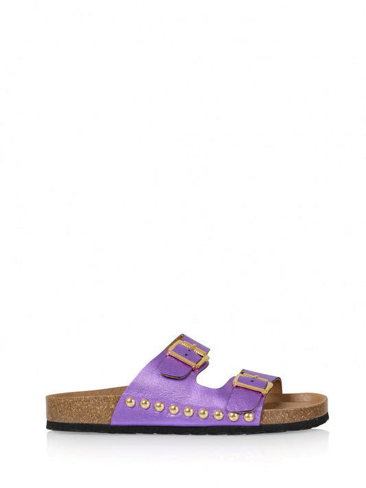 MALIBU metallic - Slippers | Purple