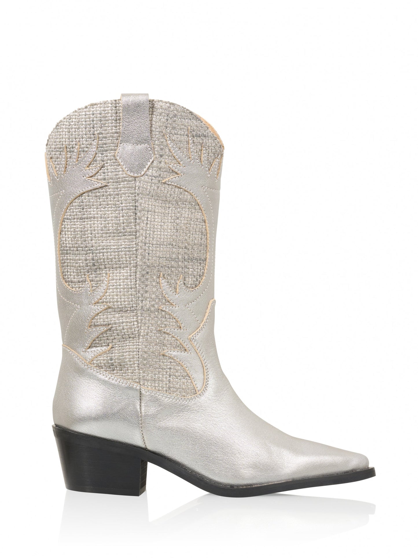 MESSINA metallic - Westernlaarzen | Steel / Grey
