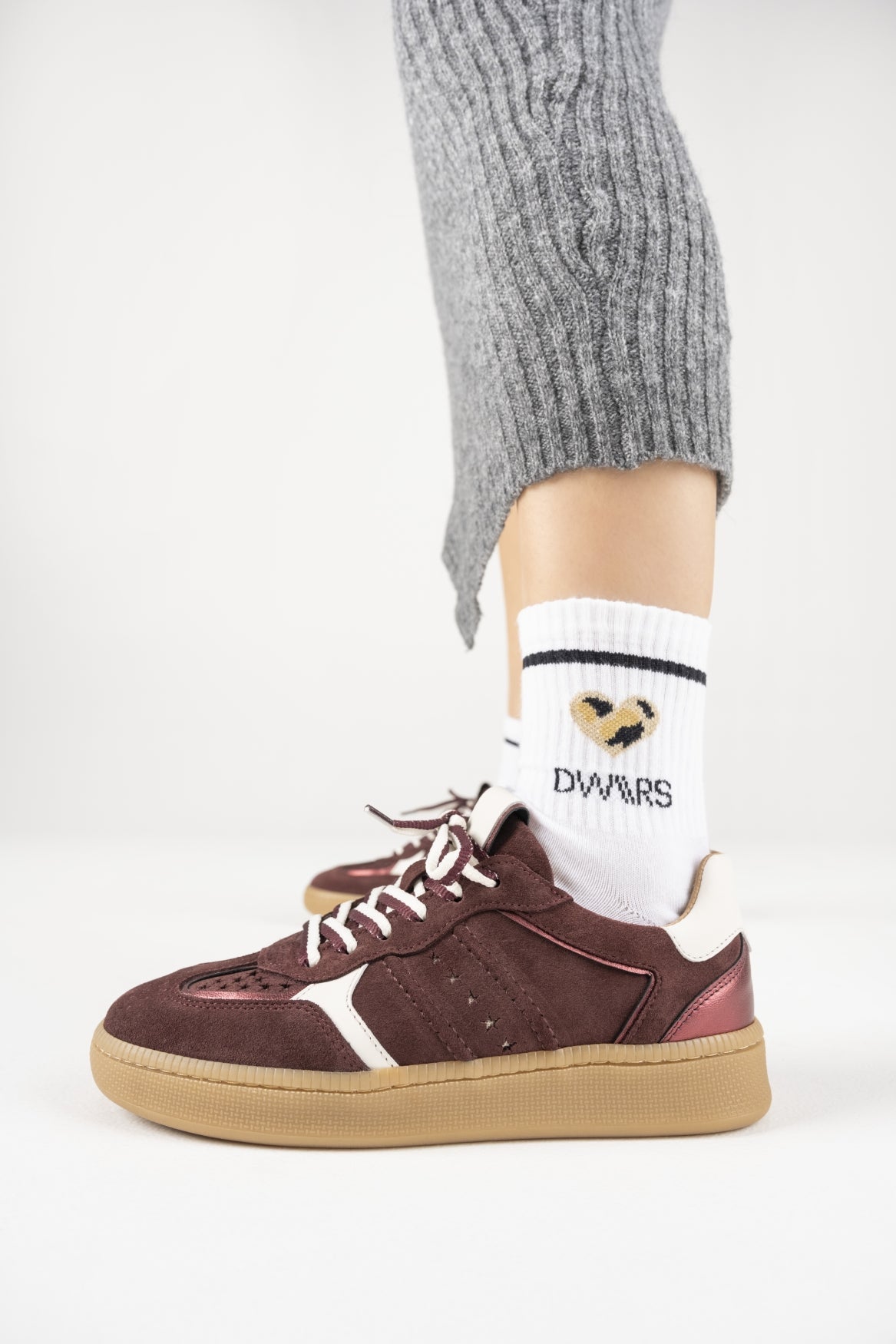 MIRABEL suede - Sneakers | Bordeaux / Off White