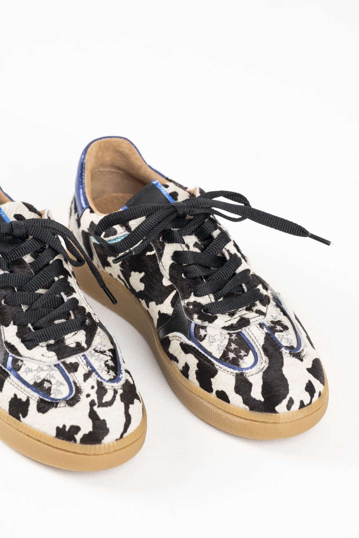 MIRABEL cow hair on - Sneakers | White / Navy
