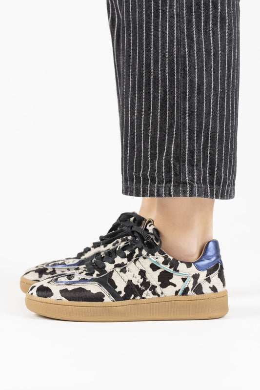 MIRABEL cow hair on - Sneakers | White / Navy