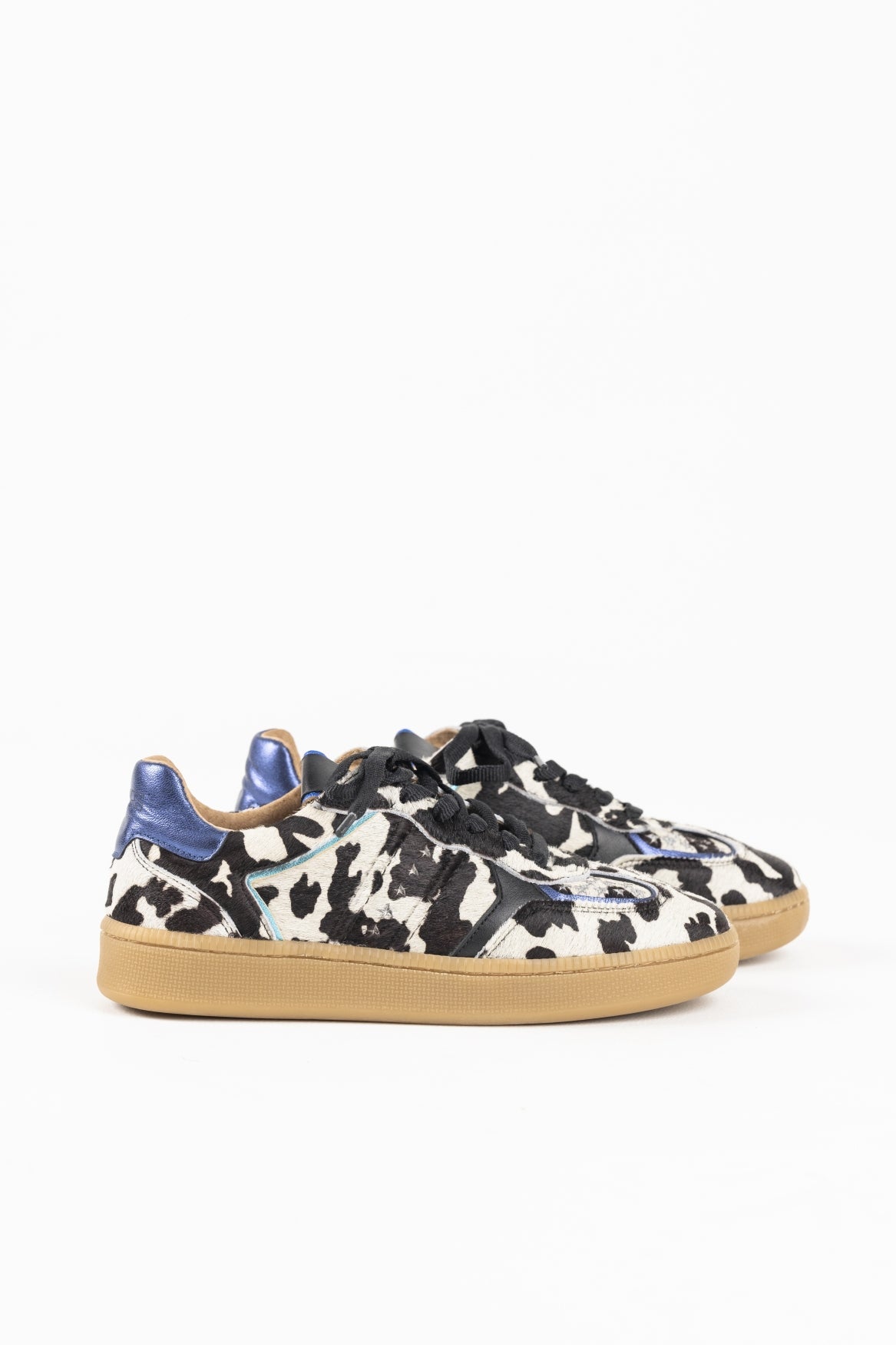 MIRABEL cow hair on - Sneakers | White / Navy